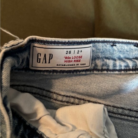 GAP 90’s Loose High Rise Women’s Jeans Size 26 - Picture 2 of 5